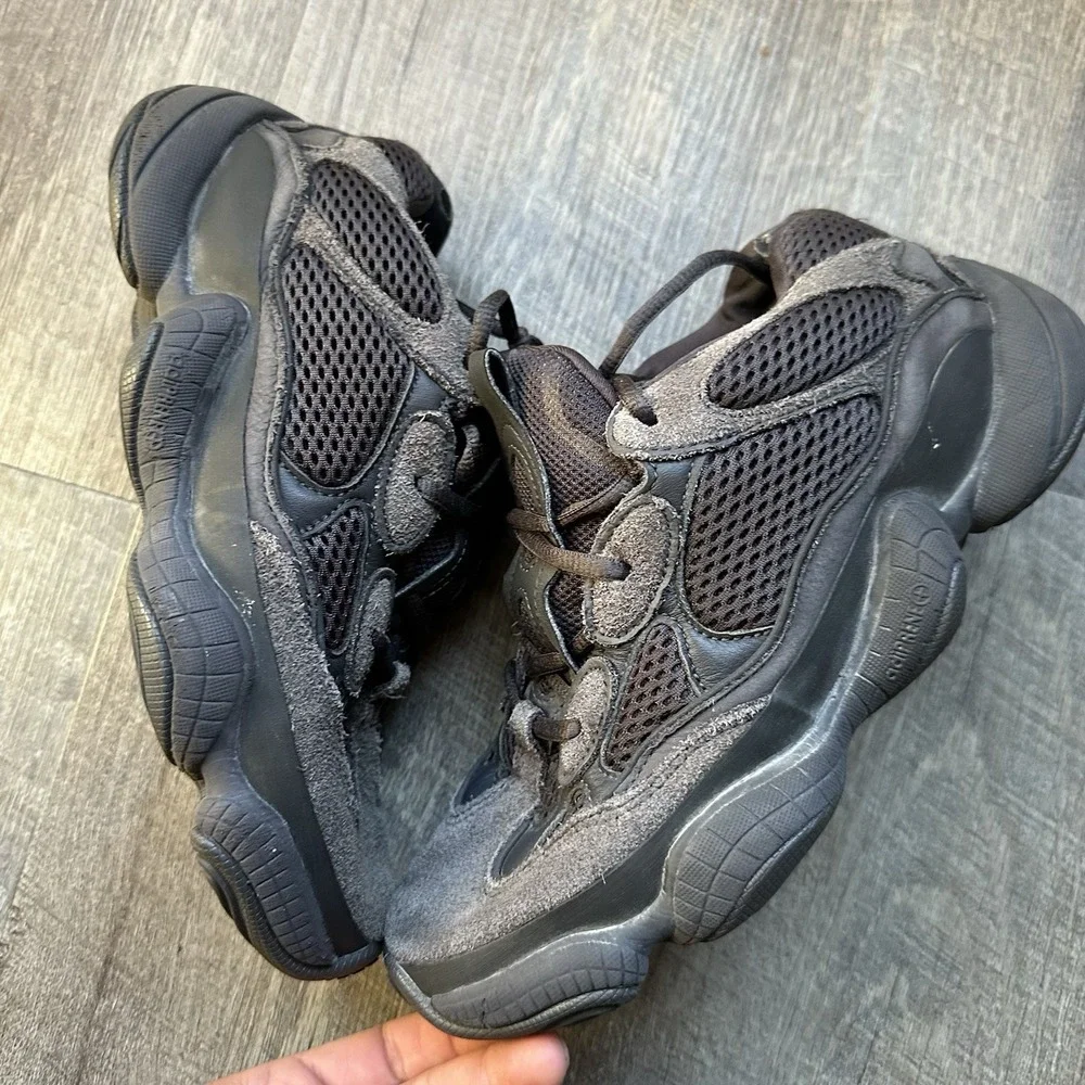 Adidas Yeezy YZY 500 Utility Black 2023 Sneaker F36640‎ Mens Size 7 Triple Black